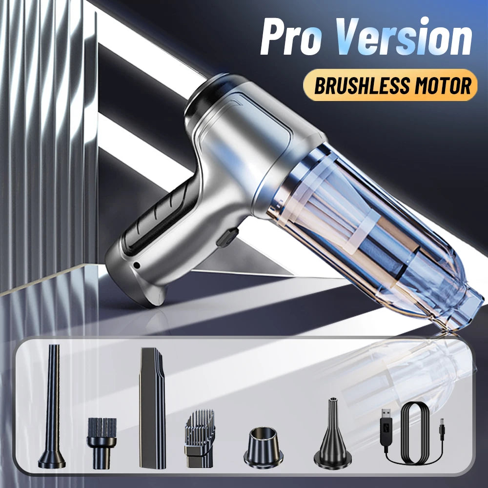 Cordless Car & Home Vacuum Cleaner – 2-in-1 Handheld Blower