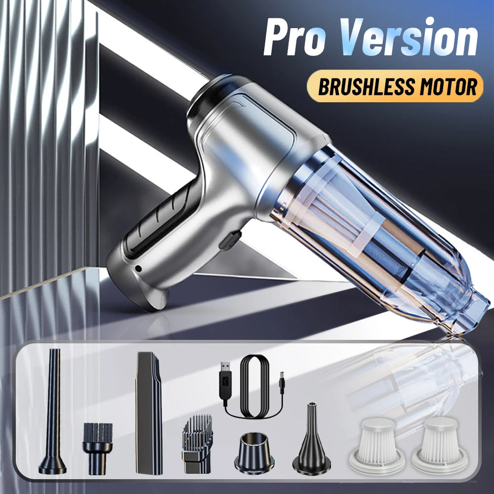 Cordless Car & Home Vacuum Cleaner – 2-in-1 Handheld Blower