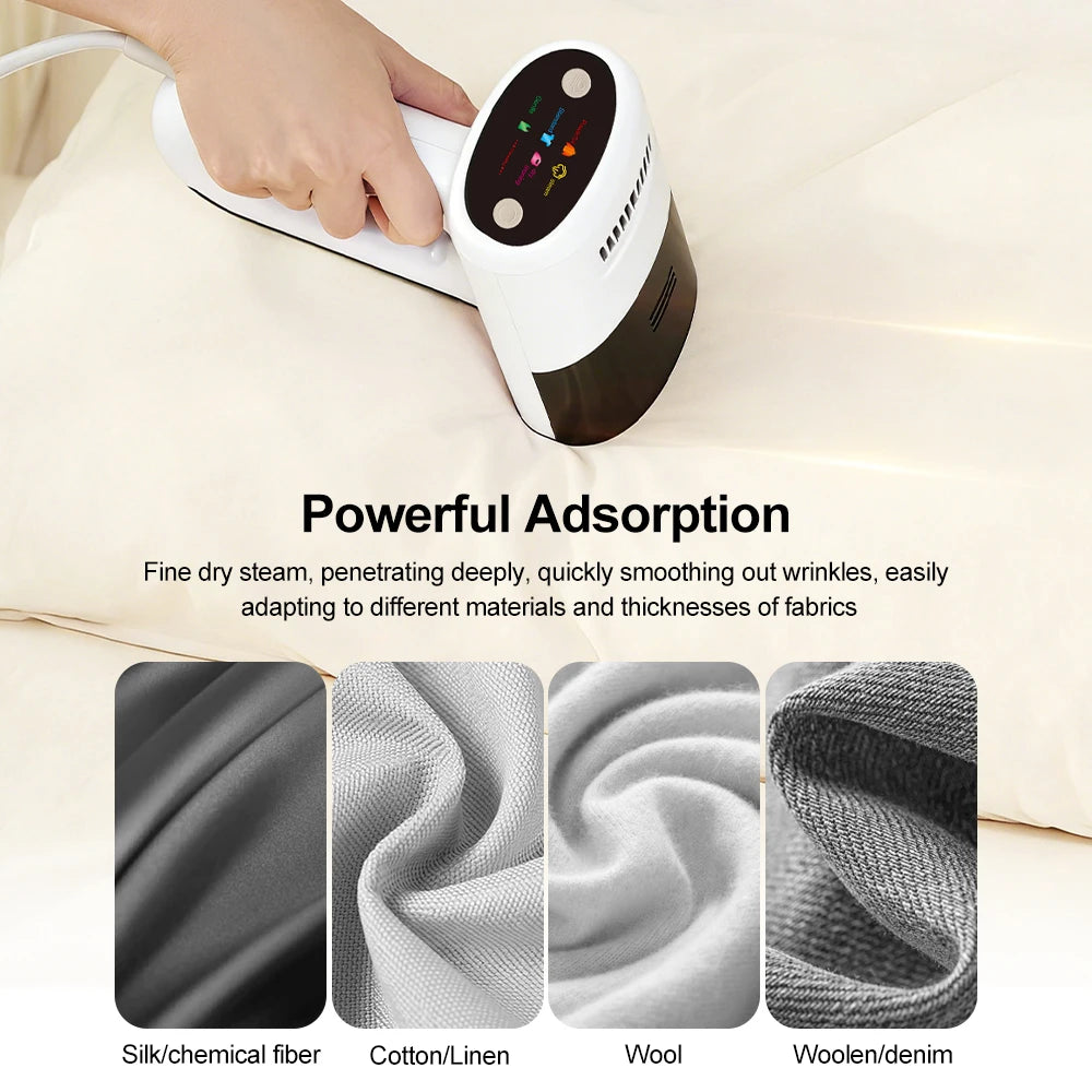 1000W 2-in-1 Vacuum Steamer & Garment Iron | Handheld