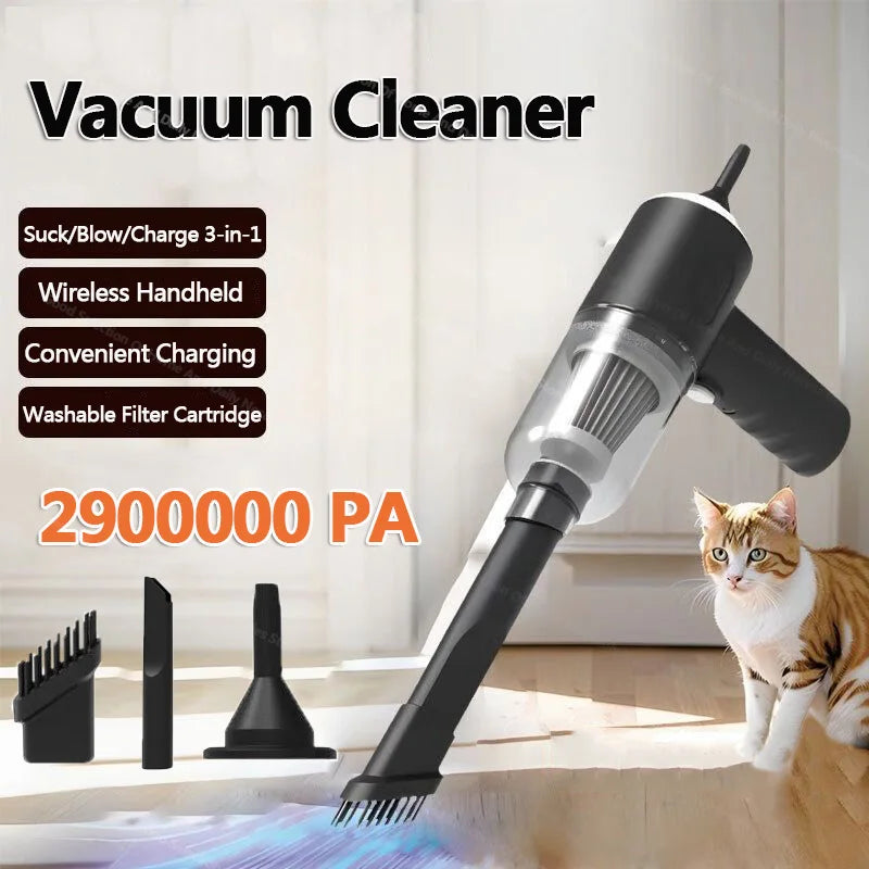 3-in-1 Cordless Handheld Vacuum Cleaner