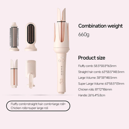 Auto-Rotating Ceramic Hair Curler – Multi-Barrel, Dual Voltage