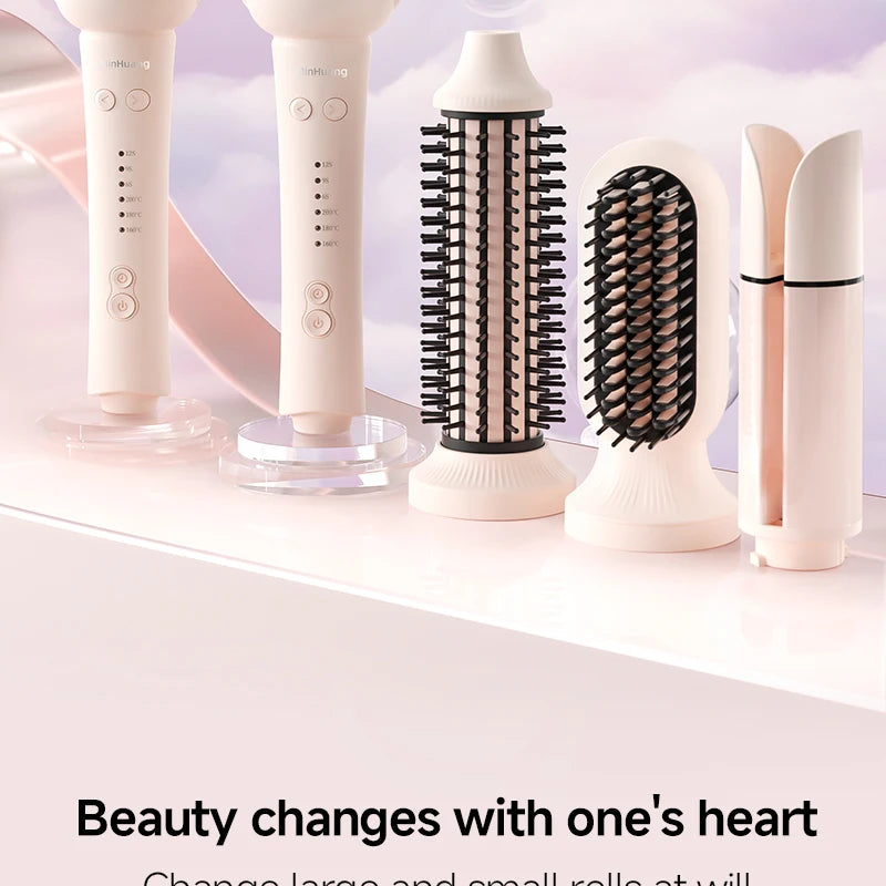 Auto-Rotating Ceramic Hair Curler – Multi-Barrel, Dual Voltage
