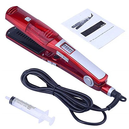 Steam Flat Iron & Hair Curler – Tourmaline Ceramic