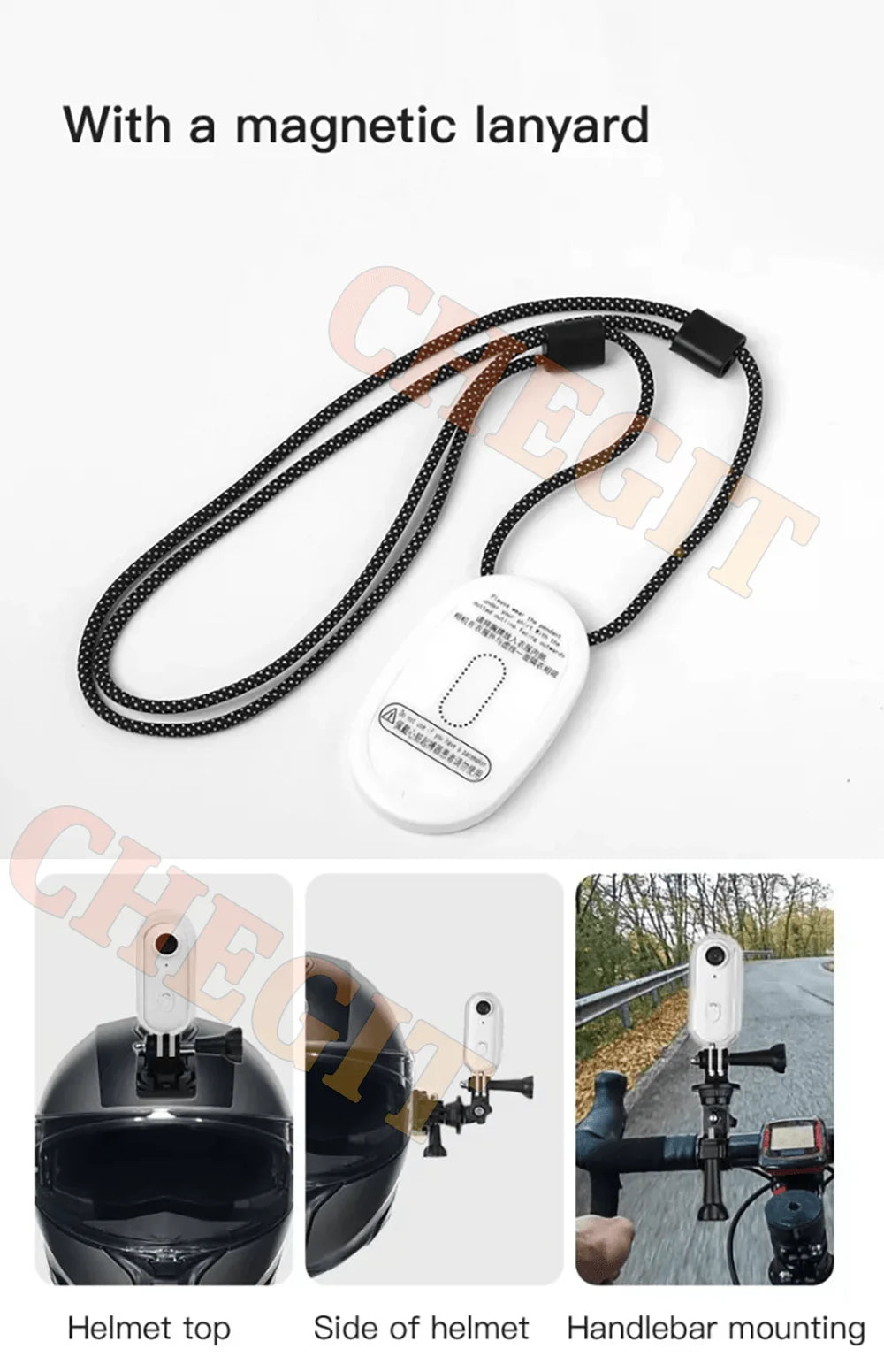 Waterproof 4K Mini Pocket Action Camera – Magnetic POV, WiFi, Body/Helmet/Bike Mount