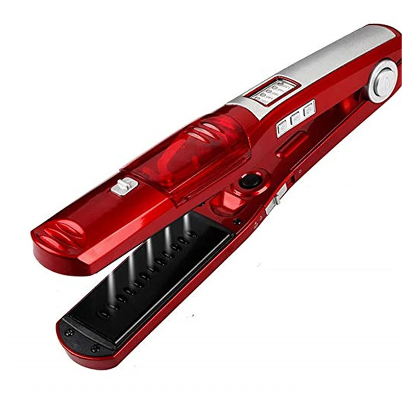 Steam Flat Iron & Hair Curler – Tourmaline Ceramic