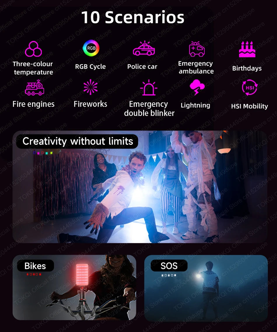 TOKQI C22 AI Tracking Gimbal Tripod with Selfie Stick & Wireless Remote