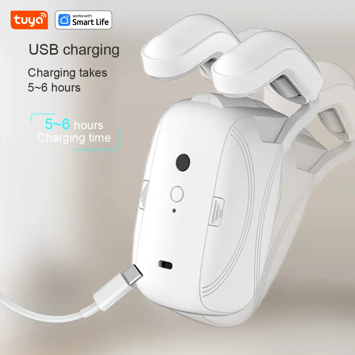 Tuya Smart Curtain Robot – Bluetooth App Control | Roman Rod Track | 8KG Load | Auto Open & Close