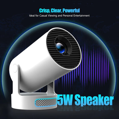 Magcubic HY300 Pro+ Mini Projector – Android 14, 290 ANSI & 180° Rotation