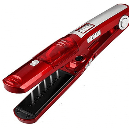 Steam Flat Iron & Hair Curler – Tourmaline Ceramic