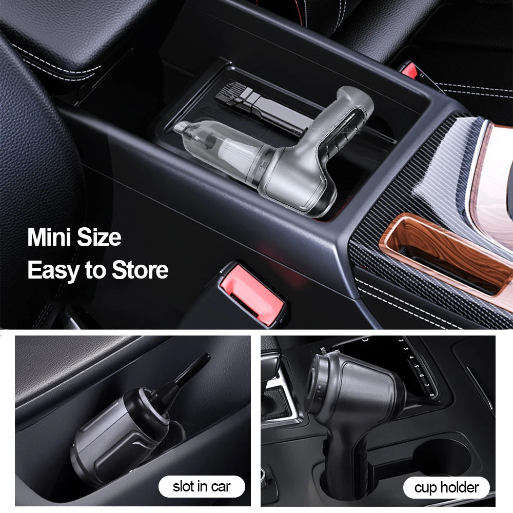 Cordless Car & Home Vacuum Cleaner – 2-in-1 Handheld Blower