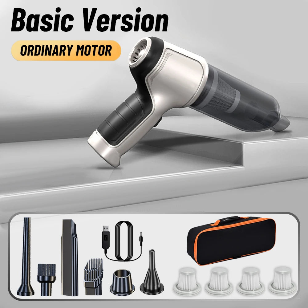 Cordless Car & Home Vacuum Cleaner – 2-in-1 Handheld Blower