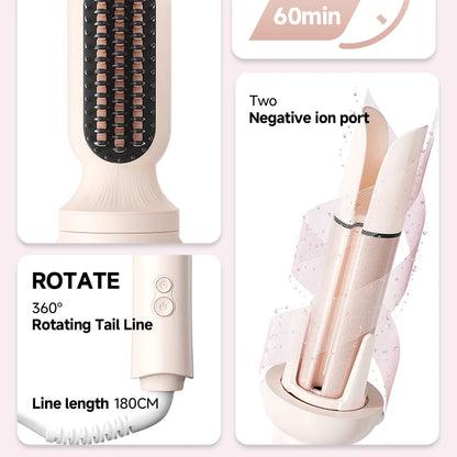 Auto-Rotating Ceramic Hair Curler – Multi-Barrel, Dual Voltage