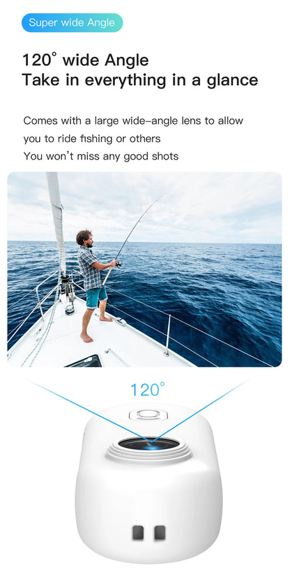 Waterproof 4K Mini Pocket Action Camera – Magnetic POV, WiFi, Body/Helmet/Bike Mount