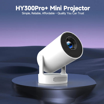 Magcubic HY300 Pro+ Mini Projector – Android 14, 290 ANSI & 180° Rotation