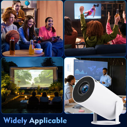 Magcubic HY300 Pro+ Mini Projector – Android 14, 290 ANSI & 180° Rotation