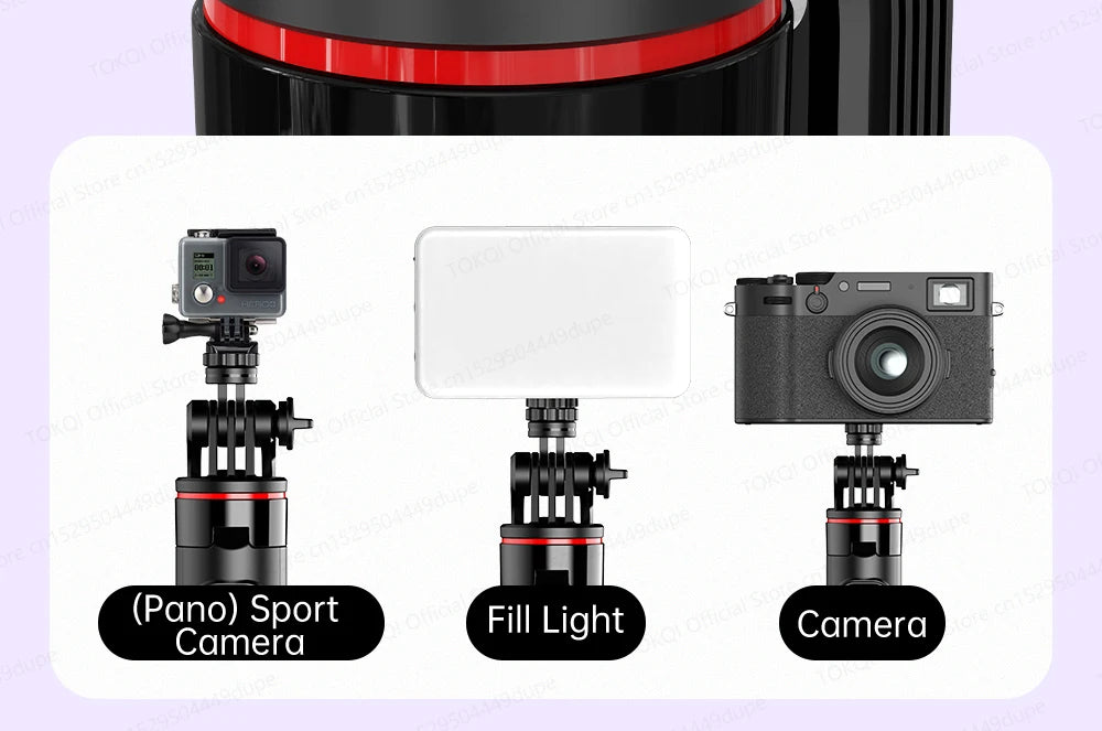 TOKQI C22 AI Tracking Gimbal Tripod with Selfie Stick & Wireless Remote