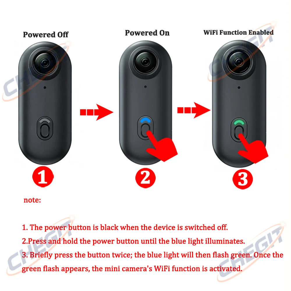 Waterproof 4K Mini Pocket Action Camera – Magnetic POV, WiFi, Body/Helmet/Bike Mount