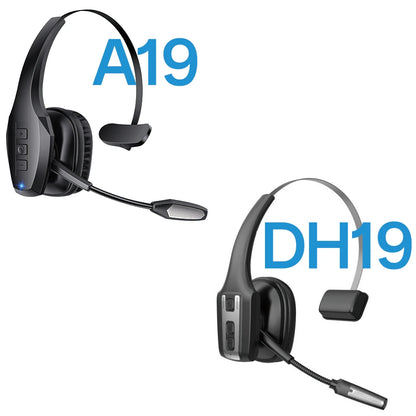 Lahtiwey Trucker Bluetooth Headset – 55Hr Battery, Noise Cancelling Mic