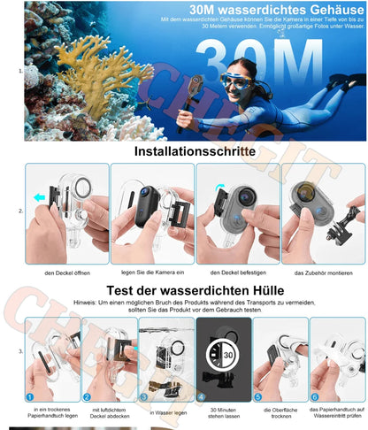 Waterproof 4K Mini Pocket Action Camera – Magnetic POV, WiFi, Body/Helmet/Bike Mount